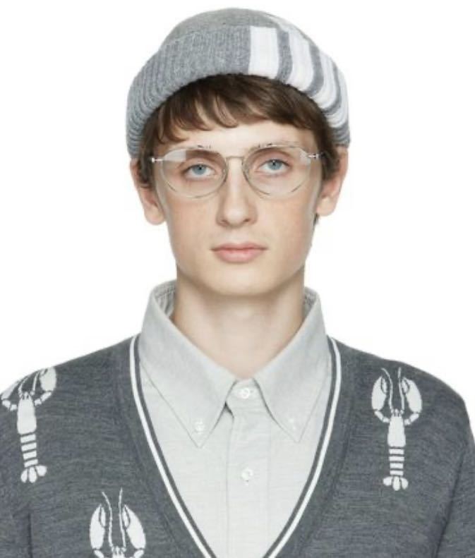 希少 美品 送料込 トムブラウン THOM BROWNE MELTON HAT ユニセックス ニット帽 ビーニー キャップ バケット ハット グレー