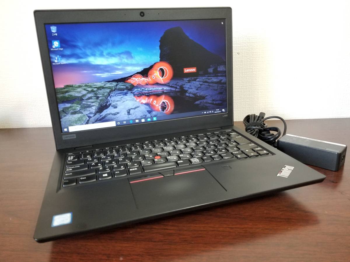 L56 レノボ thinkpad L390 Core i5 第8世代 (8265U)◆RAM8GB◆超高速 M.2 SSD256GB◆13.3インチHD◆Win10 Pro PC◆Office 2021◆laptop_画像1