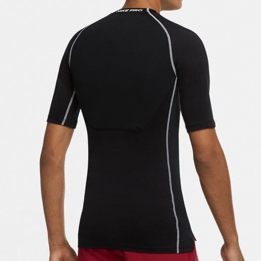 新品 送料込 NIKE PRO DRI-FIT S/S TOP Mサイズ 黒 ナイキ プロ ドライフィット ショートスリーブ コンプレッション トレーニング RUN ラン_画像2