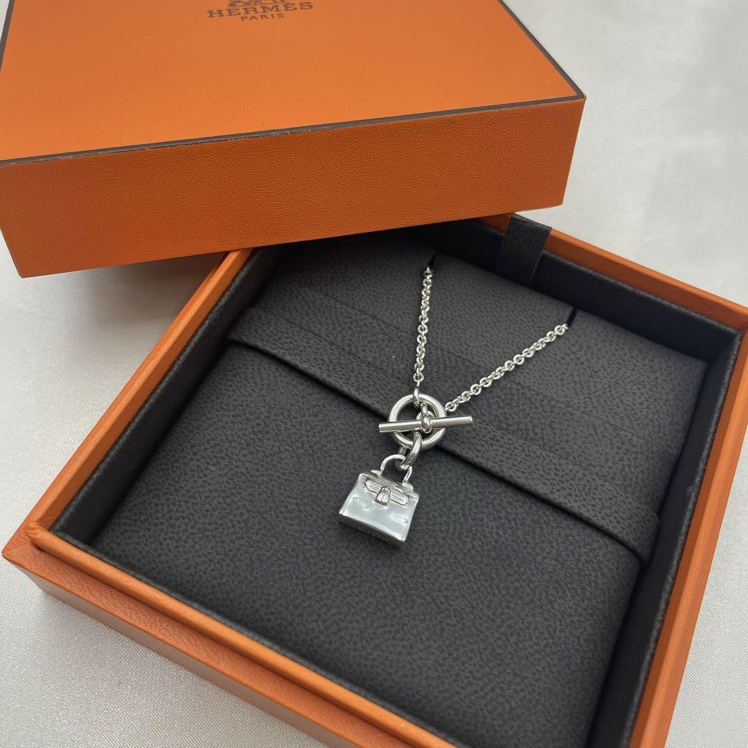 美品】HERMES エルメス ネックレス ケリーモチーフ SV925 | www