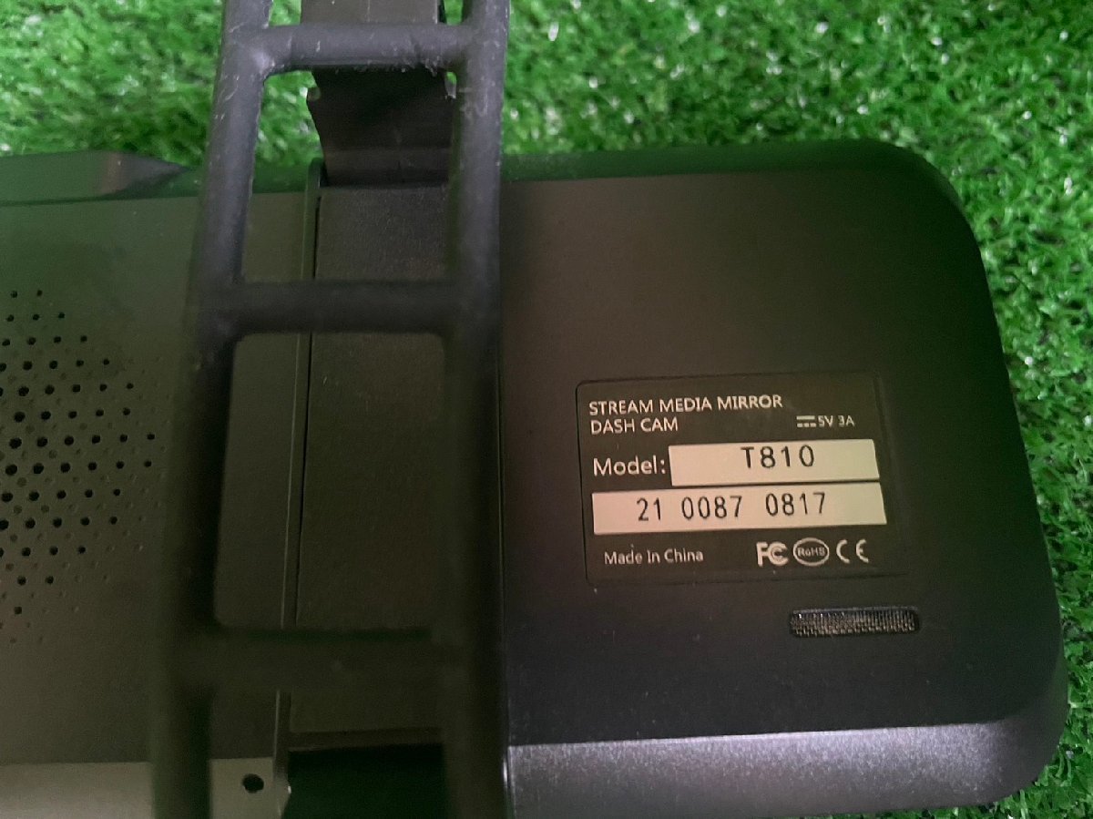 Rayfoto ミラー型ドライブレコーダー ドラレコ T810 前後2カメラ 中古品 即決 0070177 230621 TK どんぐりETC箱横在庫の画像3