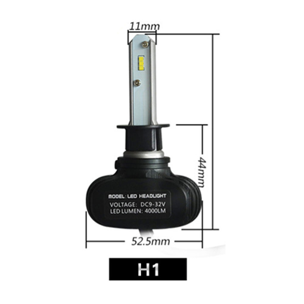 LEDヘッドライト H1 DC12V 8000ルーメン 6500K ホワイト 車検対応 2本セット 1年保証_画像5