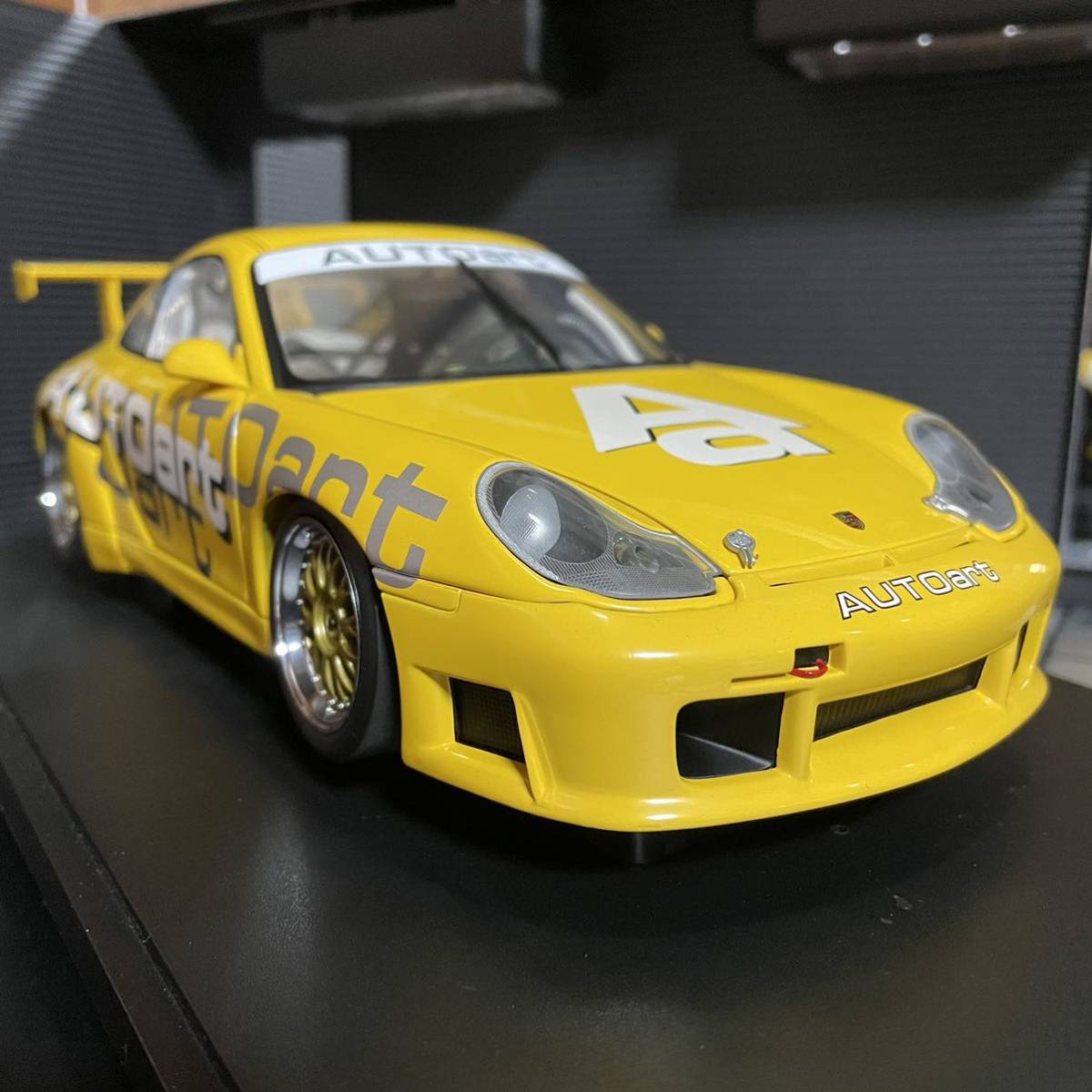 お歳暮 1/18 オートアート 未展示品 ポルシェ GT3R (996) 911 乗用車