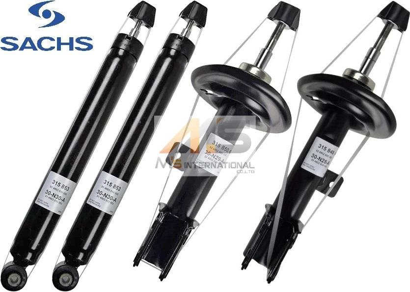 【M\'s】プジョー 3008 T8 5F02 (2010y-2016y) SACHS ショック 1台分 4本 ザックス ダンパー パーツ フロント リア 315-849 315-850 315-853