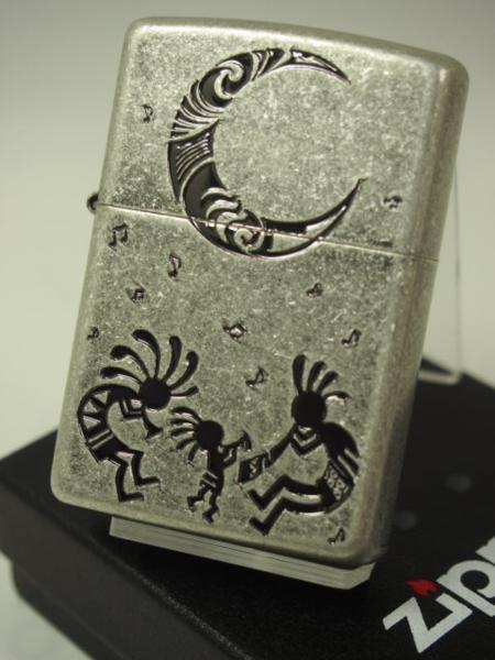 【おすすめ】 Zippo Kokopelli ココペリ インディアン ムーン月彫刻シルバー SV-B 新品 その他 【おすすめ】 Zippo Kokopelli ココペリ インディアン ムーン月彫刻シルバー SV-B 新品 その他