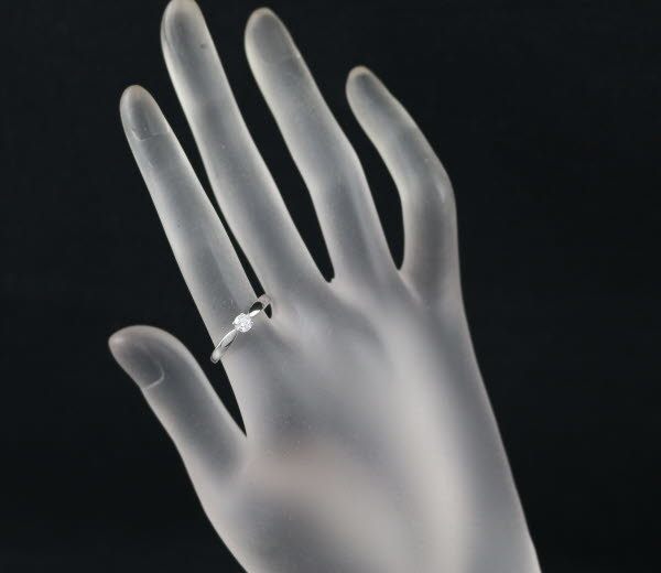 ティファニー リング ダイヤ 0.22ct ハーモニー ソリティア 12.5号