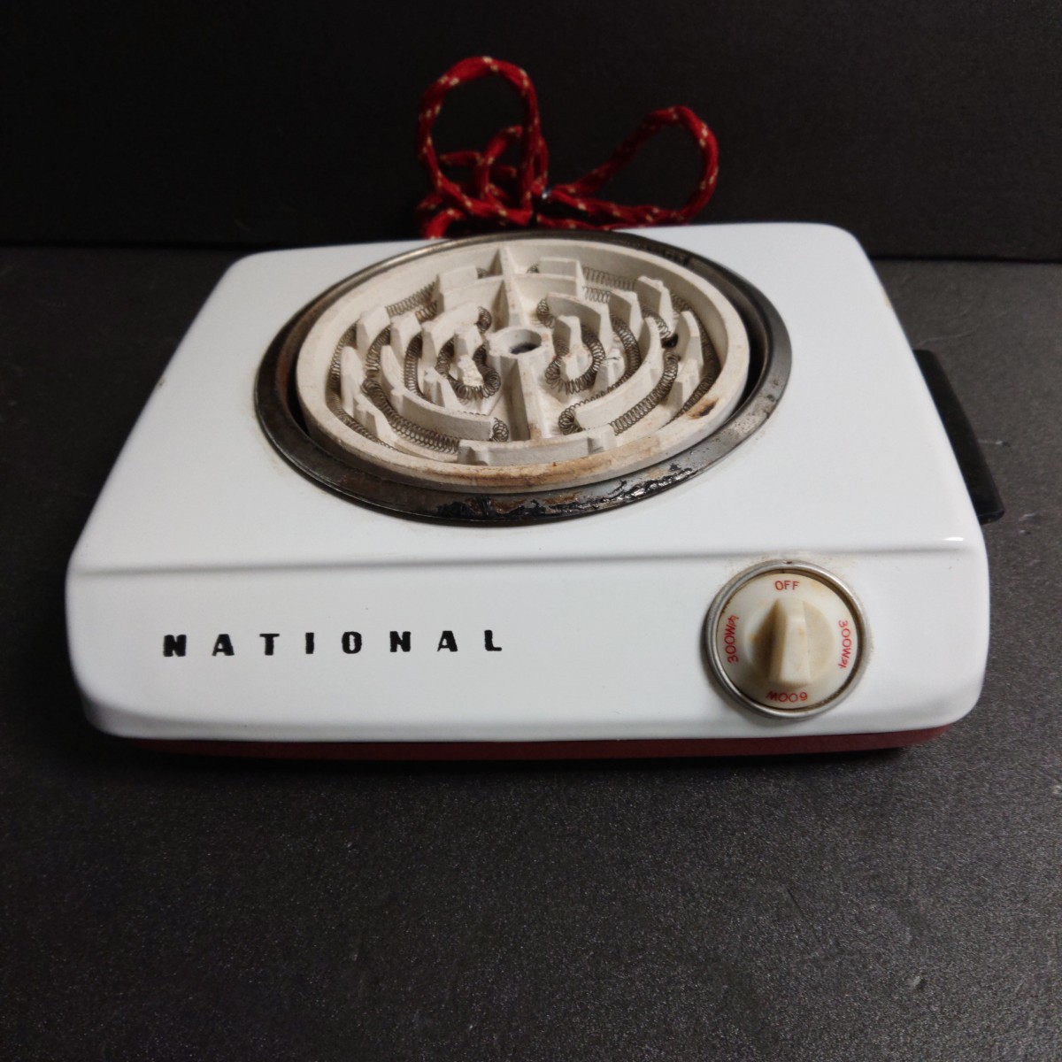 昭和レトロ☆National ナショナル電気コンロ NK-612 松下電器産業