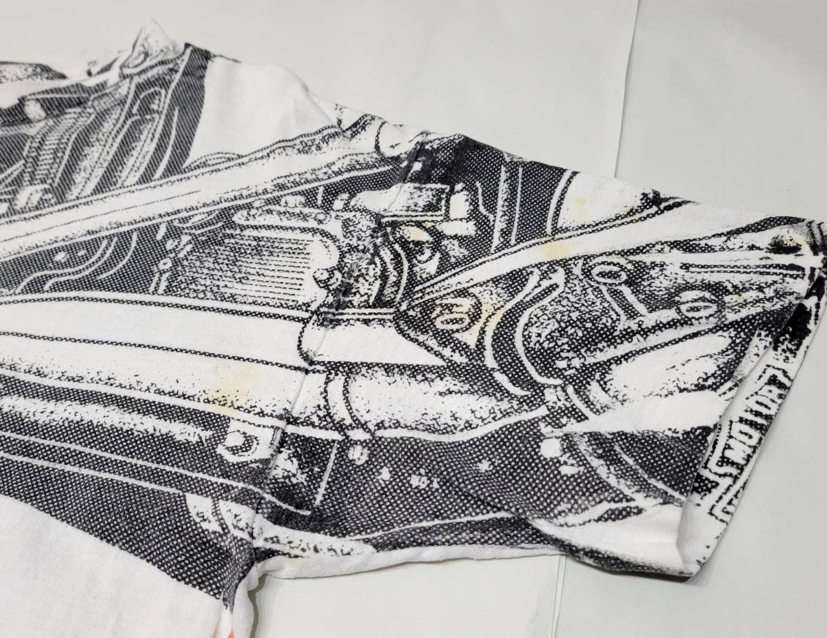 90s USA製 harley-davidson フルプリントTシャツ Lサイズ 90年代 アメリカ製 ハーレーダヴィットソン ビンテージ_画像5