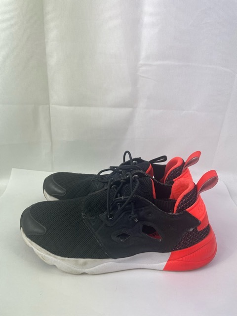 (I05526) Reebok /Reebok 3D ULTRALITE low cut спортивные туфли черный × orange б/у размер 23.0cm