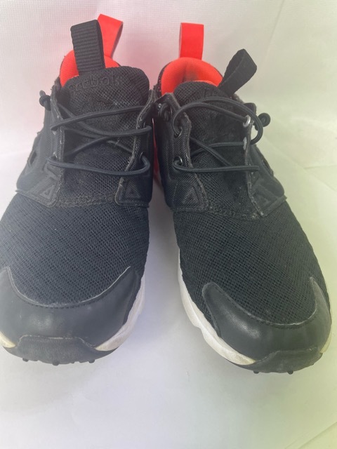 (I05526) Reebok /Reebok 3D ULTRALITE low cut спортивные туфли черный × orange б/у размер 23.0cm