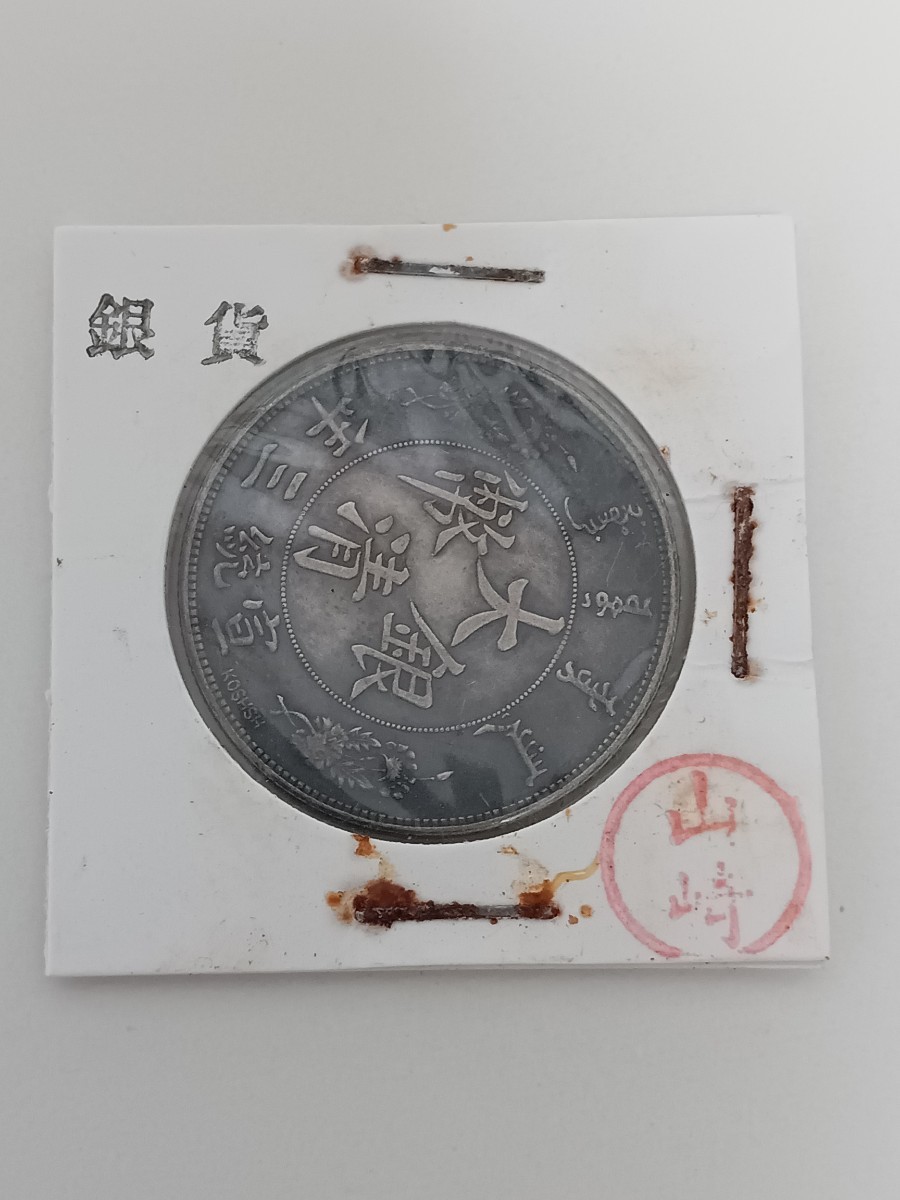 中国 清時代 大型銀貨 大清銀弊 レア 青錆 旧貨幣 | colcuidar.com