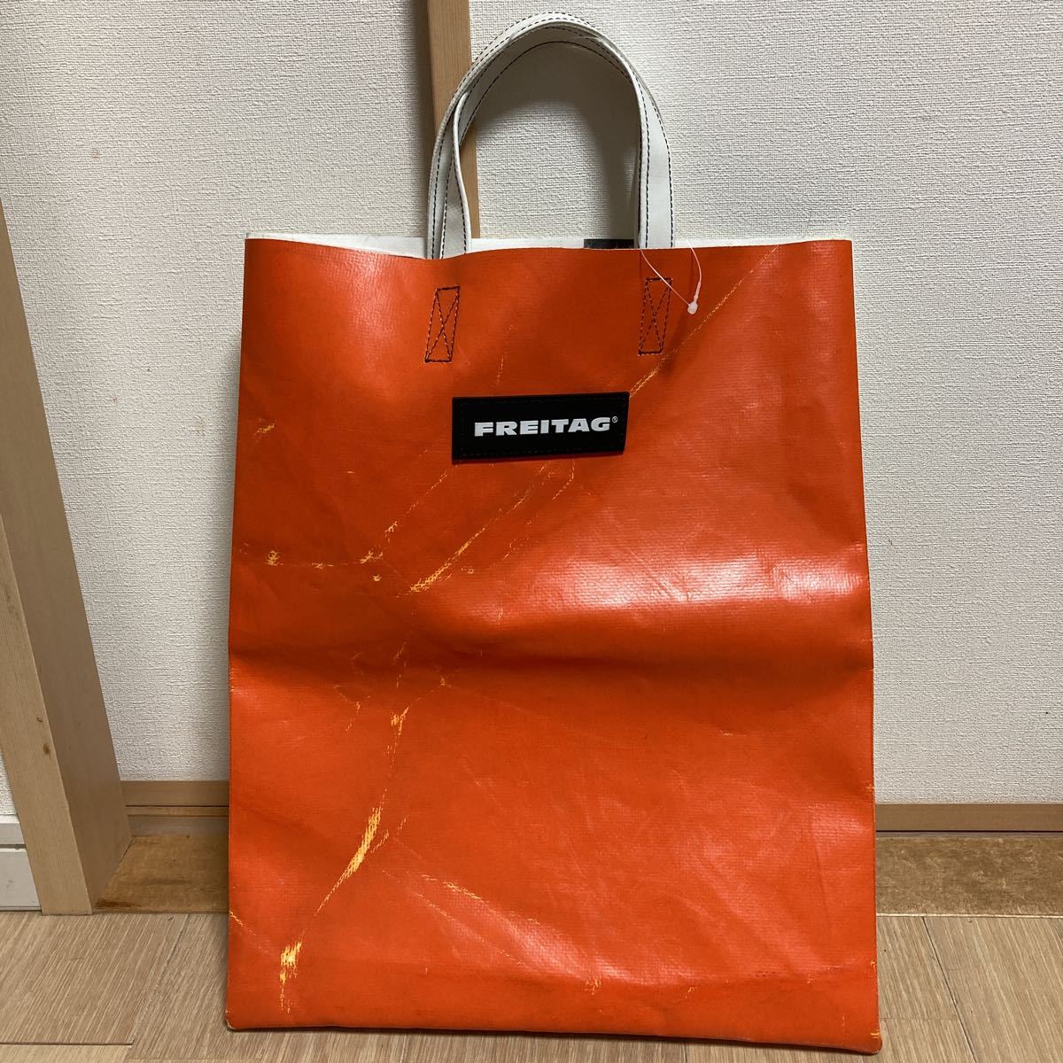 [ beautiful goods ]FREITAG MIAMI VICE freitag Miami vise orange / white tote bag 