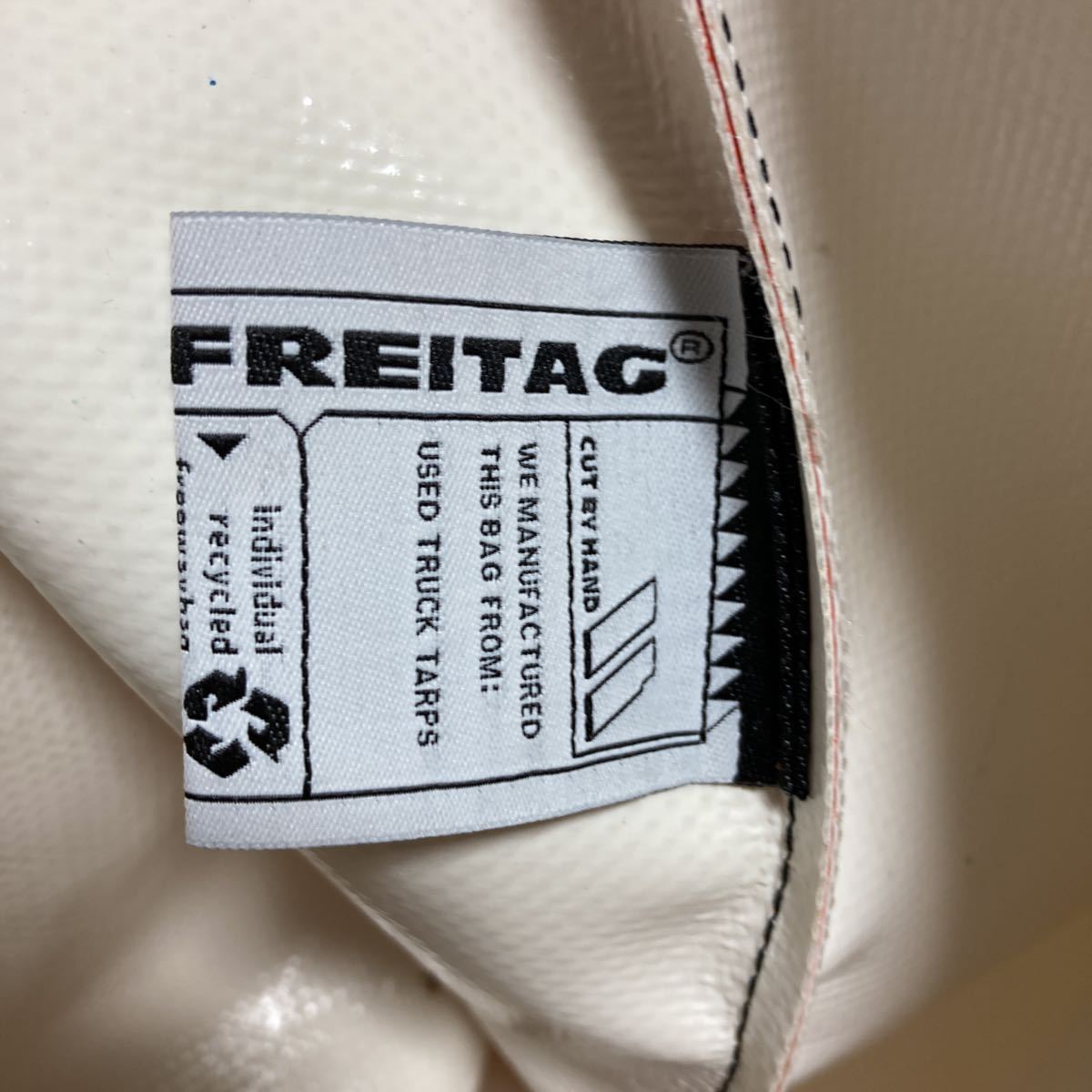 【美品】FREITAG MIAMI VICE フライターグ マイアミバイス オレンジ/ホワイト トートバッグ