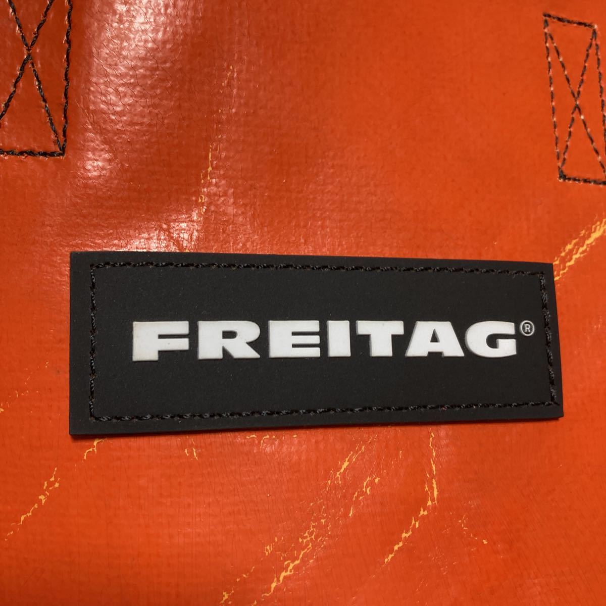 [ beautiful goods ]FREITAG MIAMI VICE freitag Miami vise orange / white tote bag 