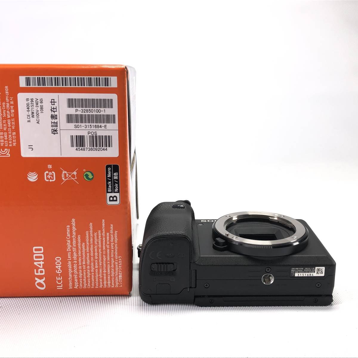SONY α6400 ILCE-6400 ボディ ソニー ミラーレス カメラ ショット数98