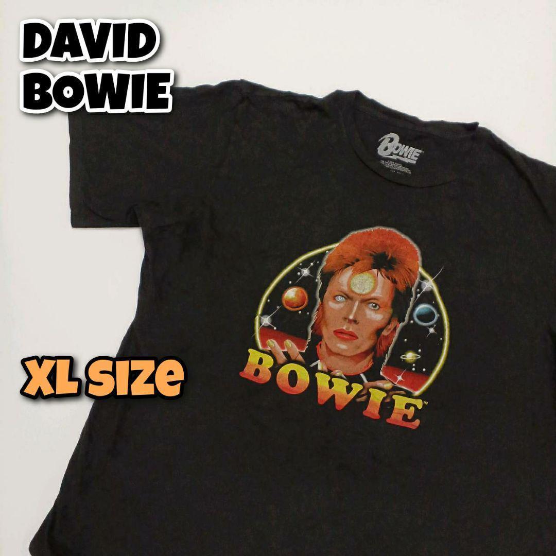 DAVID BOWIE ミュージックTシャツ バンドTシャツ XL 黒 mts0284 リユース ultramto