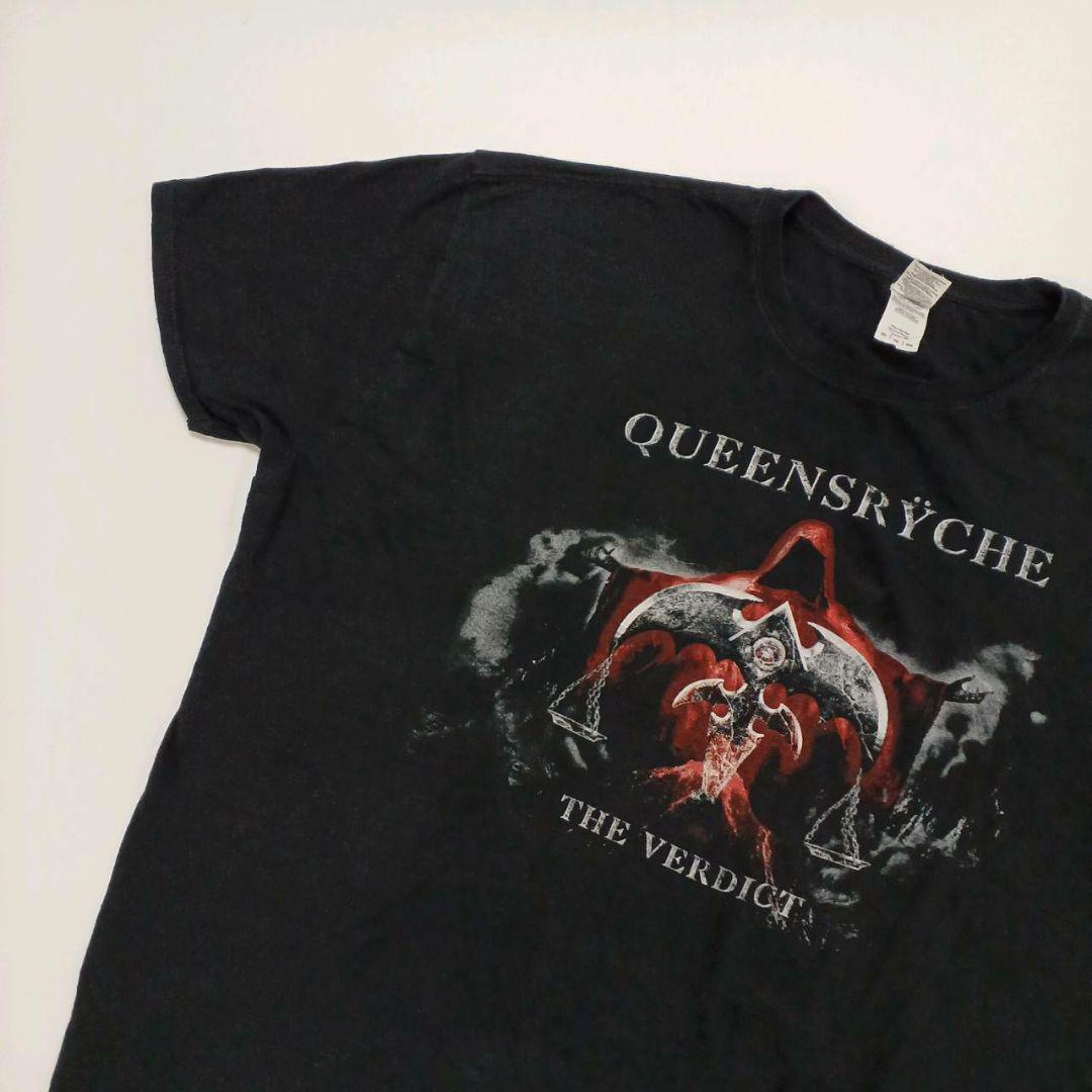 Queensryche クイーンズライク 2019ツアーTシャツ ミュージックTシャツ バンドTシャツ 3XL 黒 GILDAN mts0301 リユース ultramto