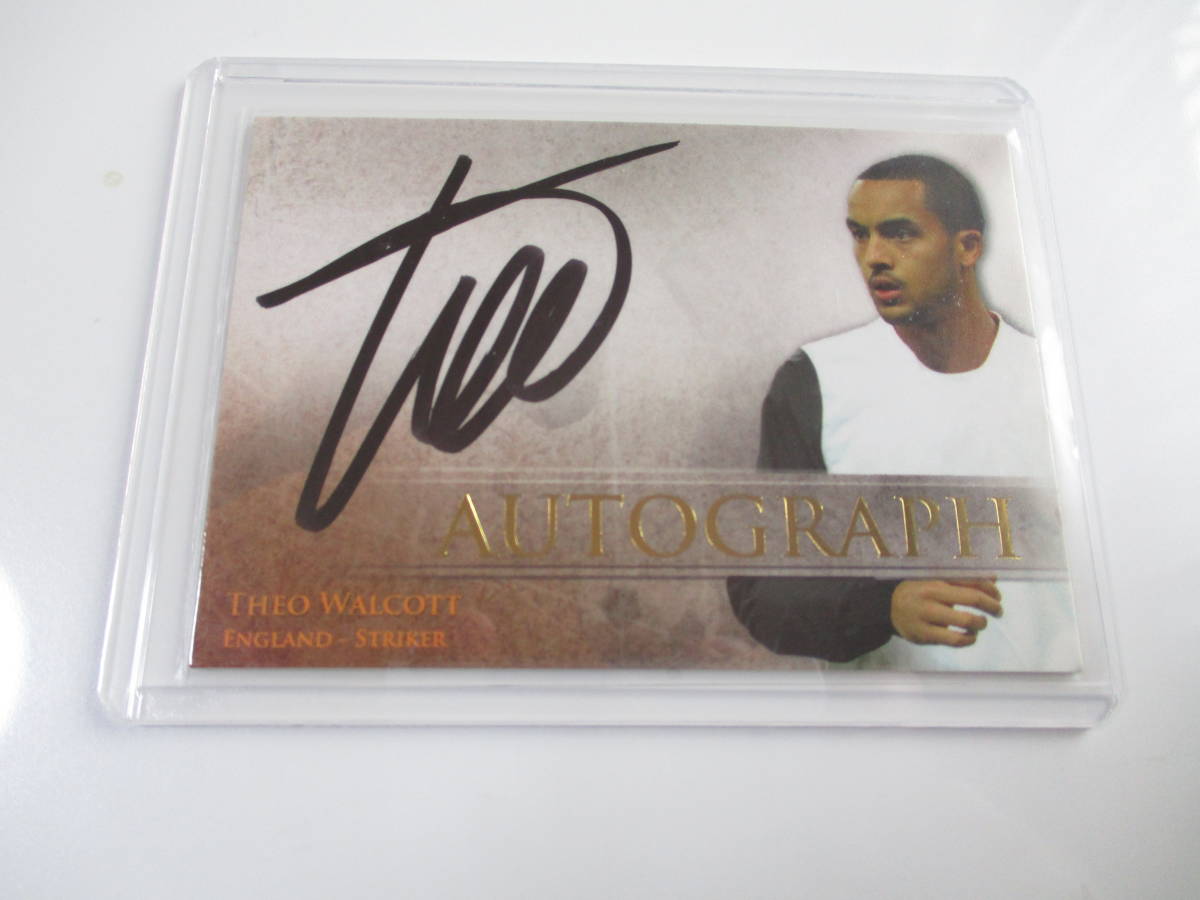 Yahoo!オークション - FUTERA AUTOGRAPH THEO WALCOTT (ENGLAND)