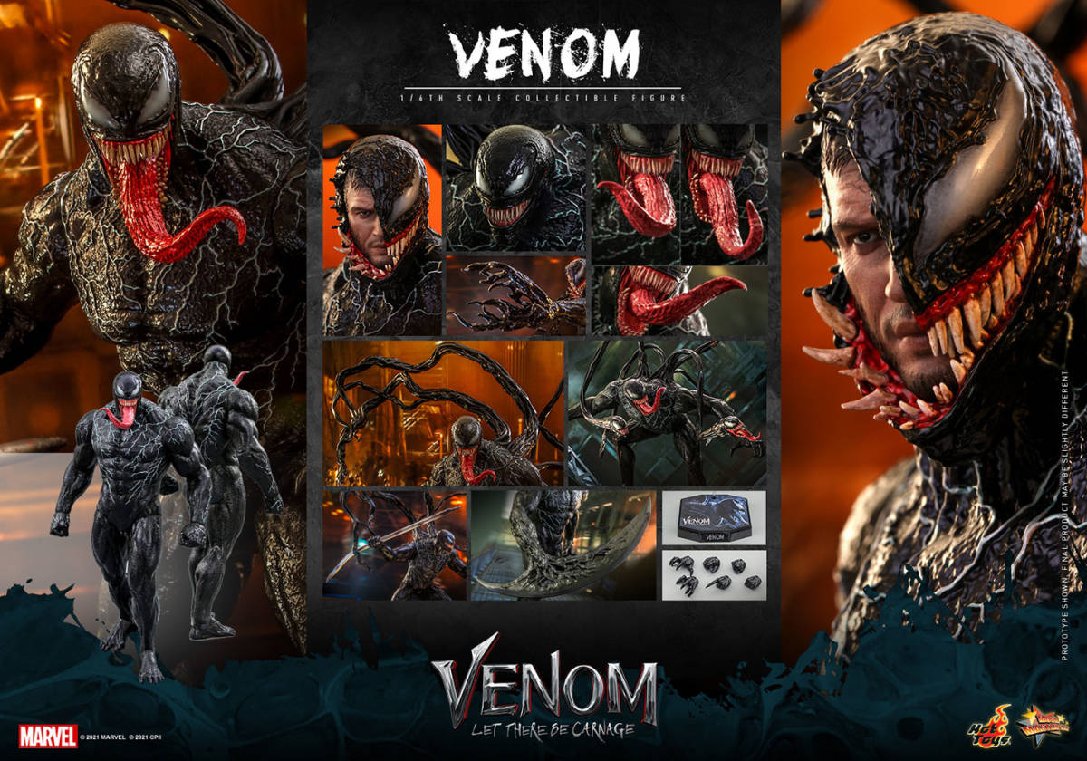 ホットトイズ 1/6 レット・ゼア・ビー・カーネイジ ヴェノム 2.0 未開封新品 MMS626 Venom Let There Be Carnage HOTTOYS_画像9