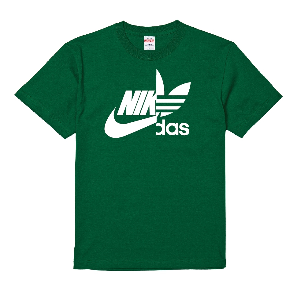 ナイダス　Tシャツ2枚セット　グリーンLサイズ&ホワイトXLサイズ