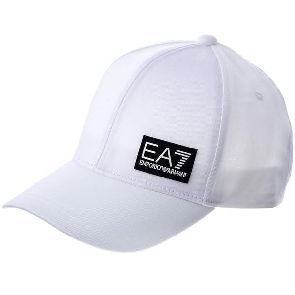 新品タグ付き ホワイト エンポリオアルマーニ イーエーセブン ベースボールキャップ EMPORIO ARMANI EA7 CAP