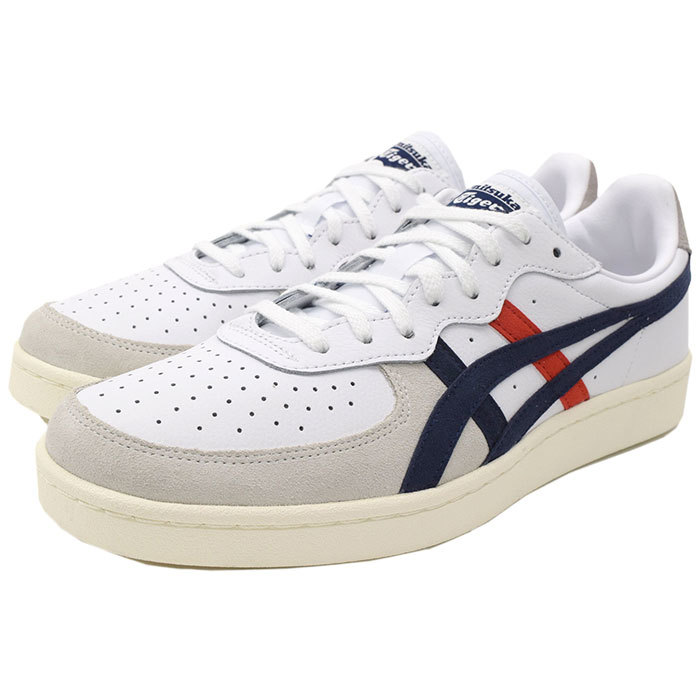 新品タグ付き 22.5cm オニツカタイガー スニーカー Onitsuka Tiger GSM ジーエスエム WHITE PEACOAT ホワイト ペアコートD5K2Y-100