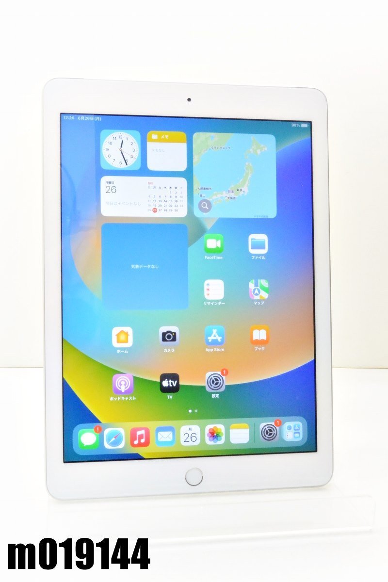 超歓迎された シルバー iPadOS16.5 32GB Wi-Fi+Cellular iPad6 Apple