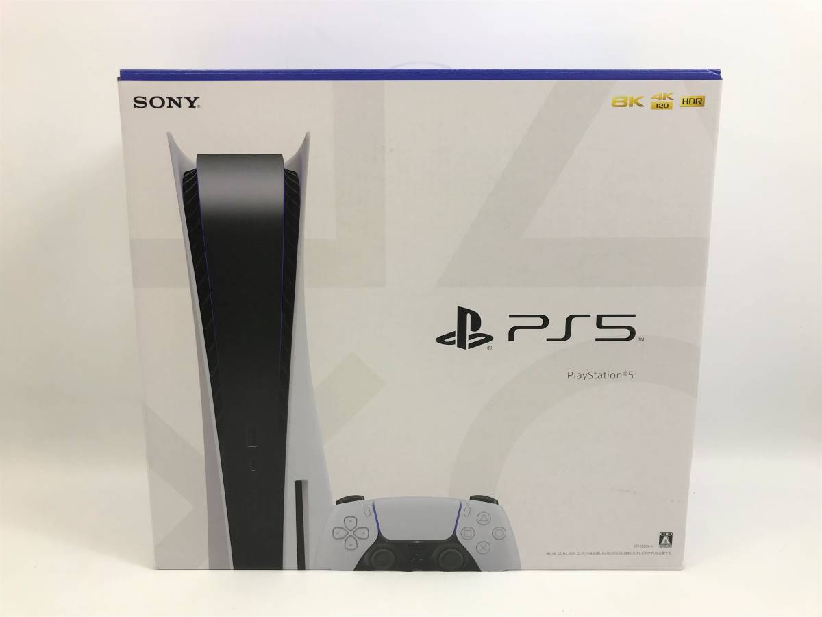 □【未使用品/120】PS5 本体 CFI-1200A01 ディスクドライブ搭載モデル