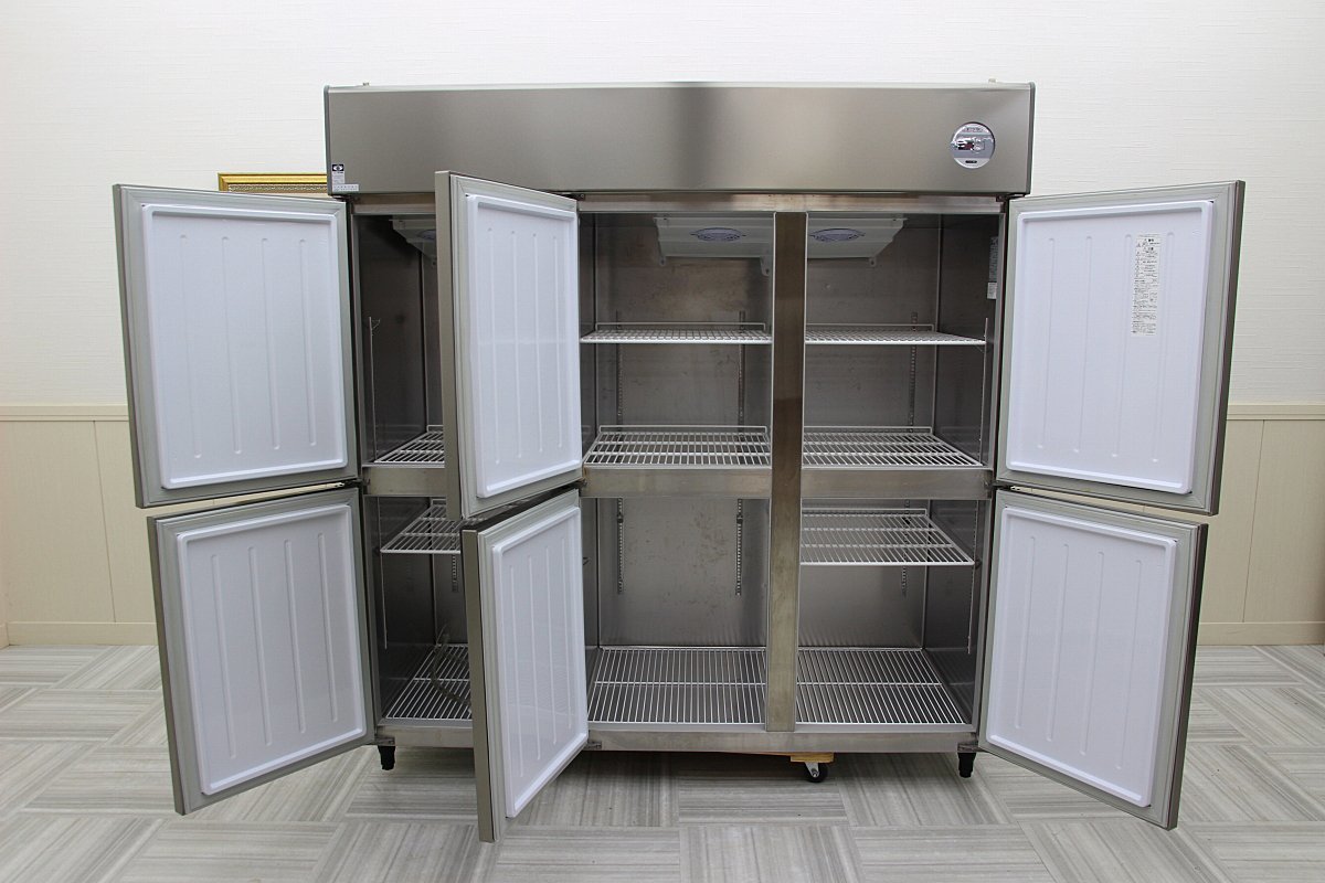 19 year made super-beauty goods! Daiwa vertical 6 door 4.2 warehouse freezing refrigerator three-phase 200V 683S4 freezer 1800×800 kitchen store business use : inspection Hoshizaki 