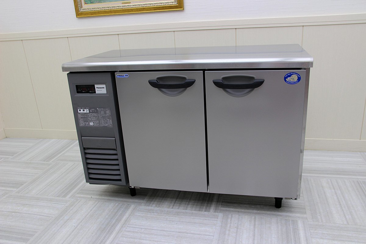  use barely!22 year made super-beauty goods! Panasonic pcs under freezing refrigerator cold table tabletop working bench SUR-K1261CB 1200×600 kitchen store business use 