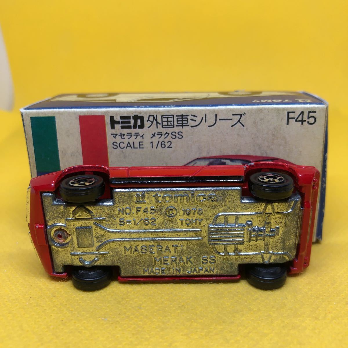 トミカ 日本製 青箱 F45 マセラティ メラクSS 当時物 絶版 ② - JChere