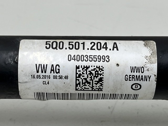 * VW Golf all truck 5G 2017 year AUCJSF right rear drive shaft / gong car 5Q0501204A ( stock No:A35827) (7468)