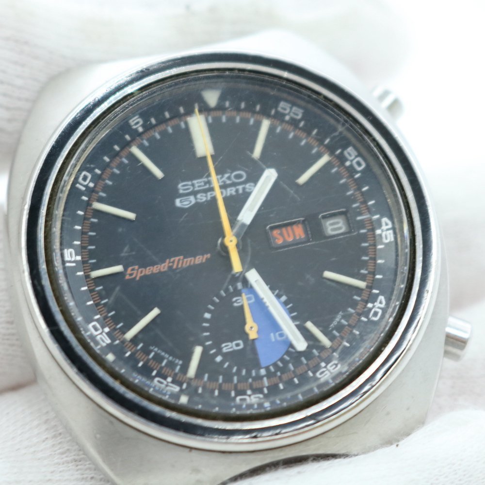SEIKO/セイコー 5スポーツ スピードタイマー 6139-7020 自動巻き