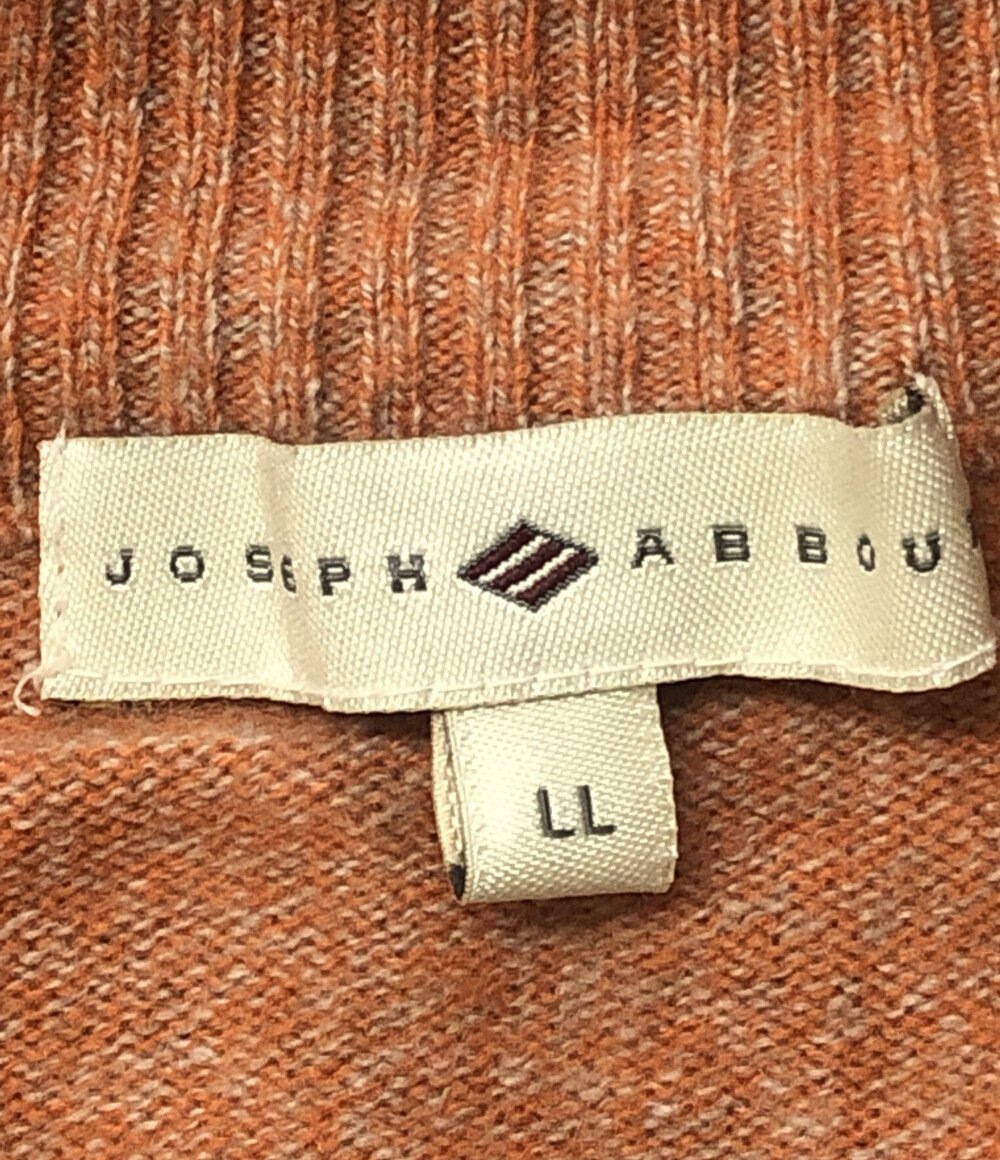 カシミヤ混 ハーフジップ 長袖ニット メンズ LL XL以上 JOSEPH ABBOUD [0502]_画像3