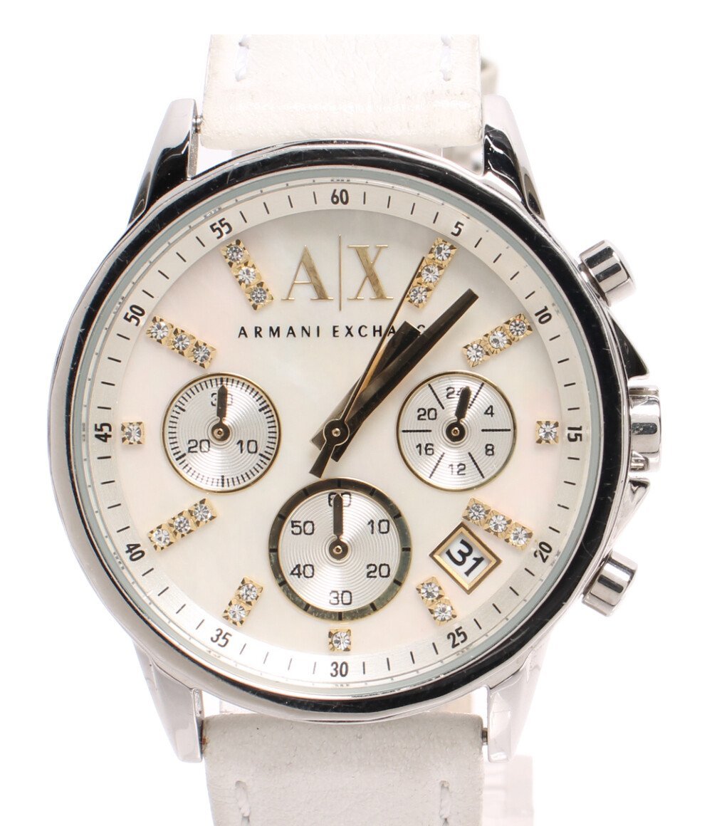 訳あり アルマーニエクスチェンジ 腕時計 AX4328 クオーツ シェル メンズ ARMANI EXCHANGE [0502]_画像1