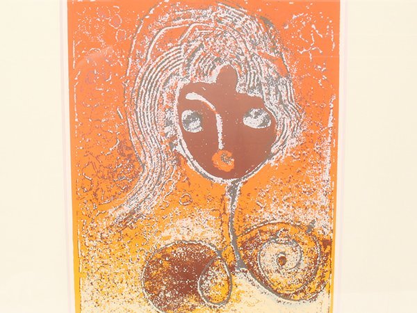 絵画額 版画 リトグラフ 人物画 インテリア 永瀬義郎 [0304]の画像3