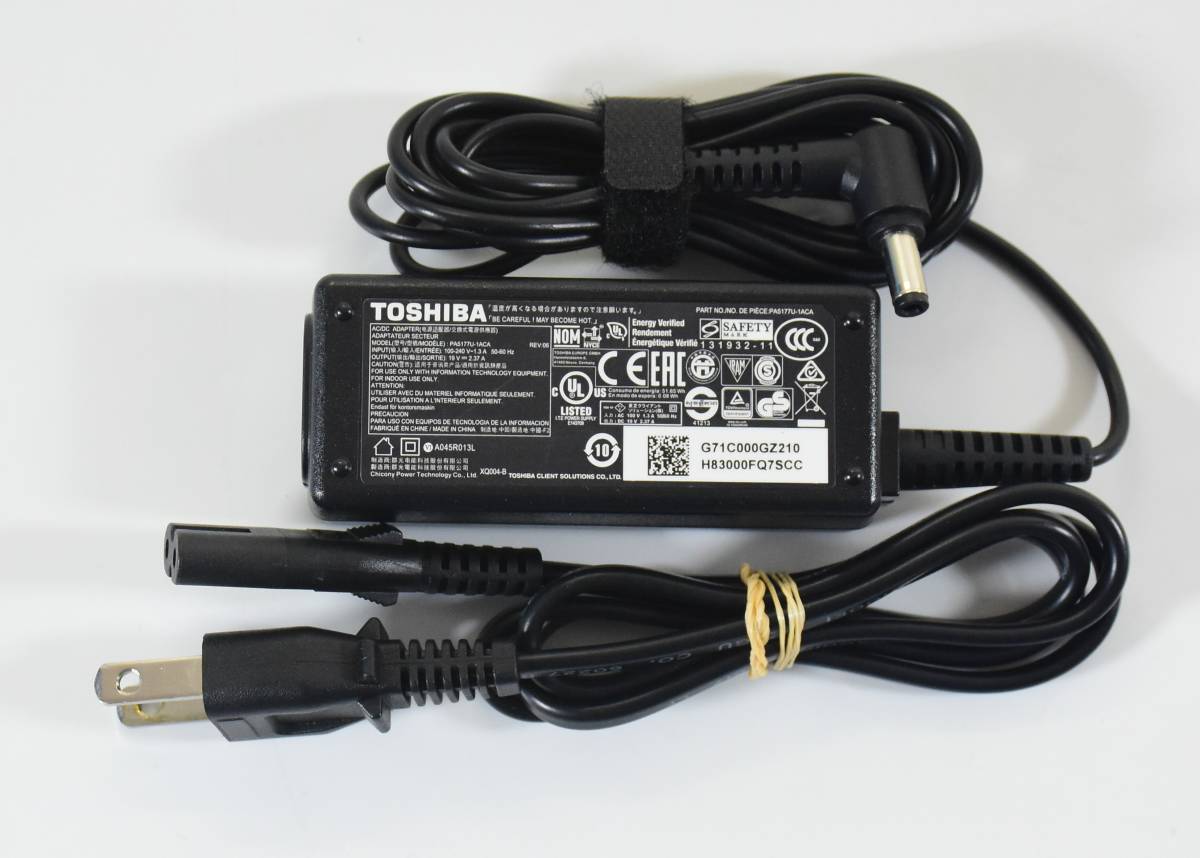 TOSHIBA 19V 2.37A 45W ACアダプター/PA5177U-1ACA/外径5.5mm/R63,R73