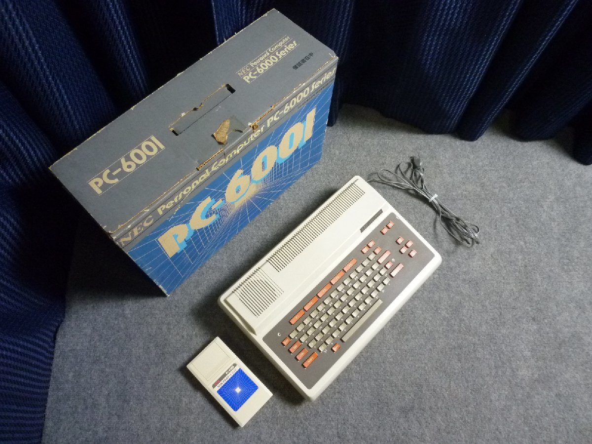 △ NEC PC-6001 パーソナルコンピュター 元箱付 当時物 △-