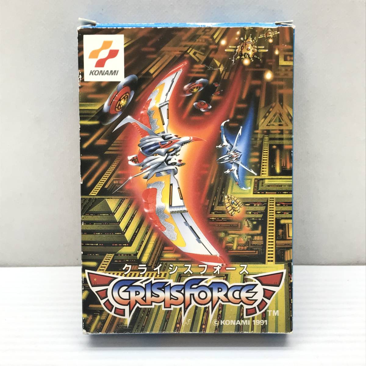 ★中古品★KONAMI コナミ ファミコンソフト CRISIS FORCE クライシスフォース_画像1