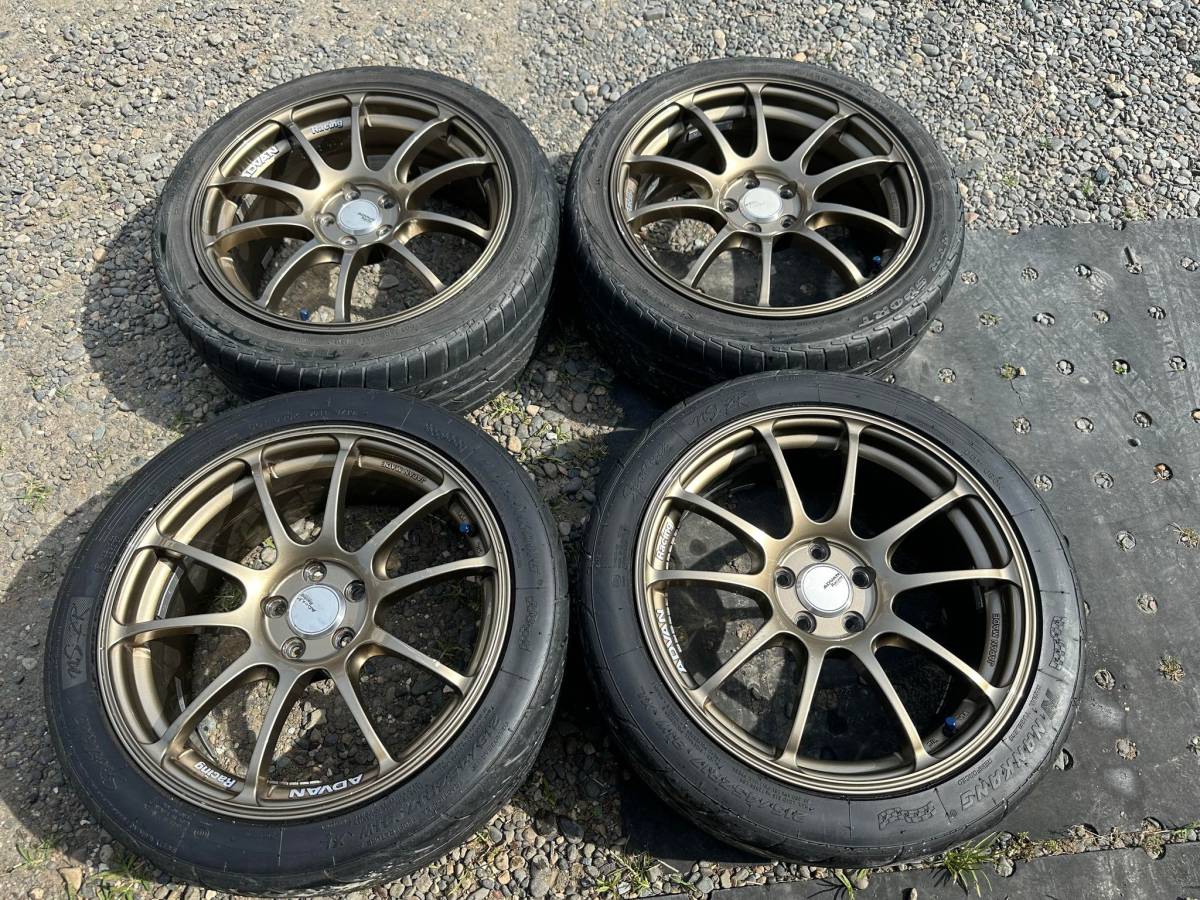 ADVAN Racing RZ アドバン RZ 17インチ 7.5J +50 PCD100 5H レガシィ