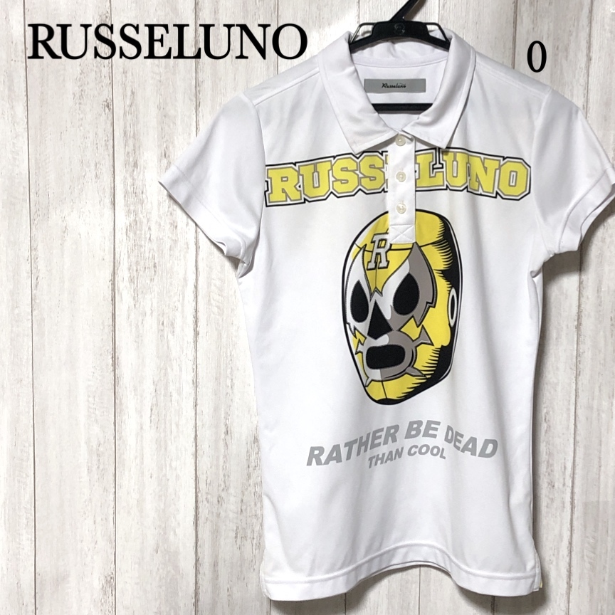 RUSSELUNO ポロシャツ 0/ラッセルノ ルチャ＆ロゴプリント RSW-1920314