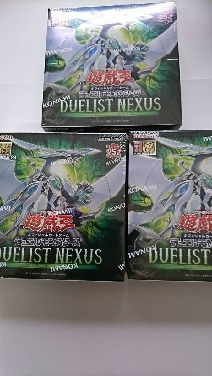 遊戯王OCG DUELIST NEXUS シュリンク付き デュエリストネクサス 3BOX 