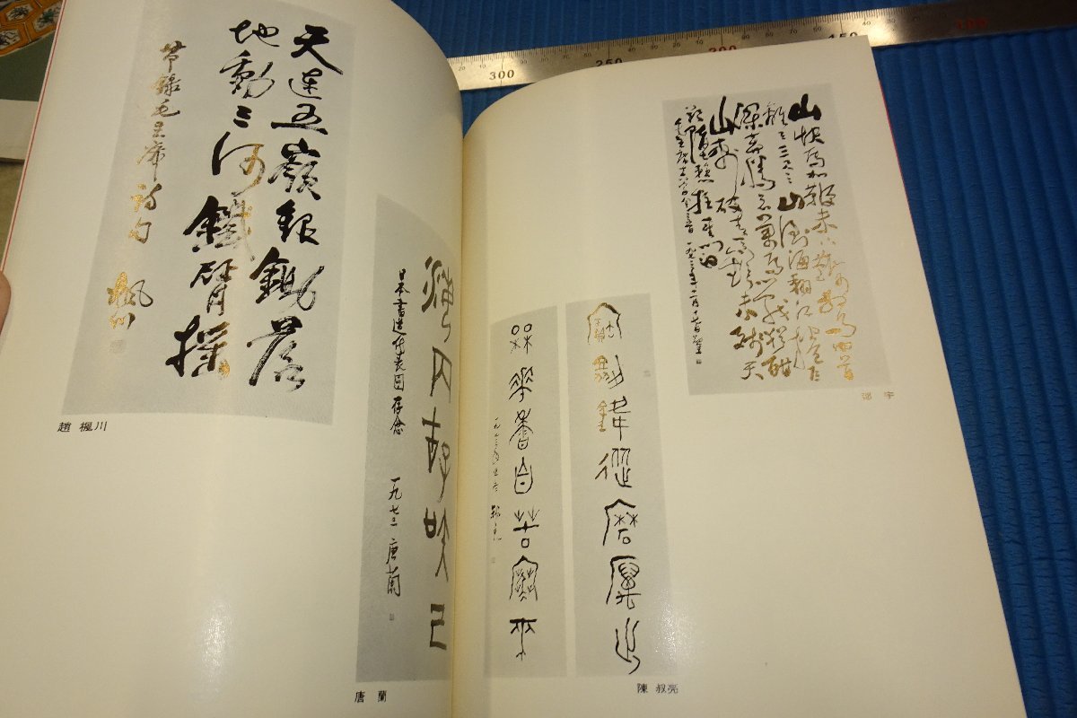 rarebookkyoto F3B-819 日中交歓書展 訪中記念 毎日新聞社 松屋 1974