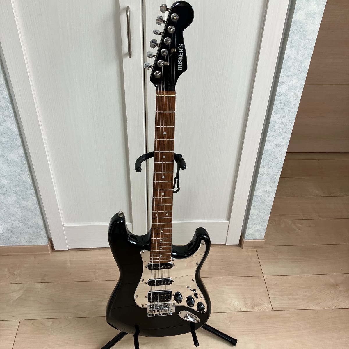 BUSKER'S バスカーズ エレキギターギター エレキ ストラト ブラック