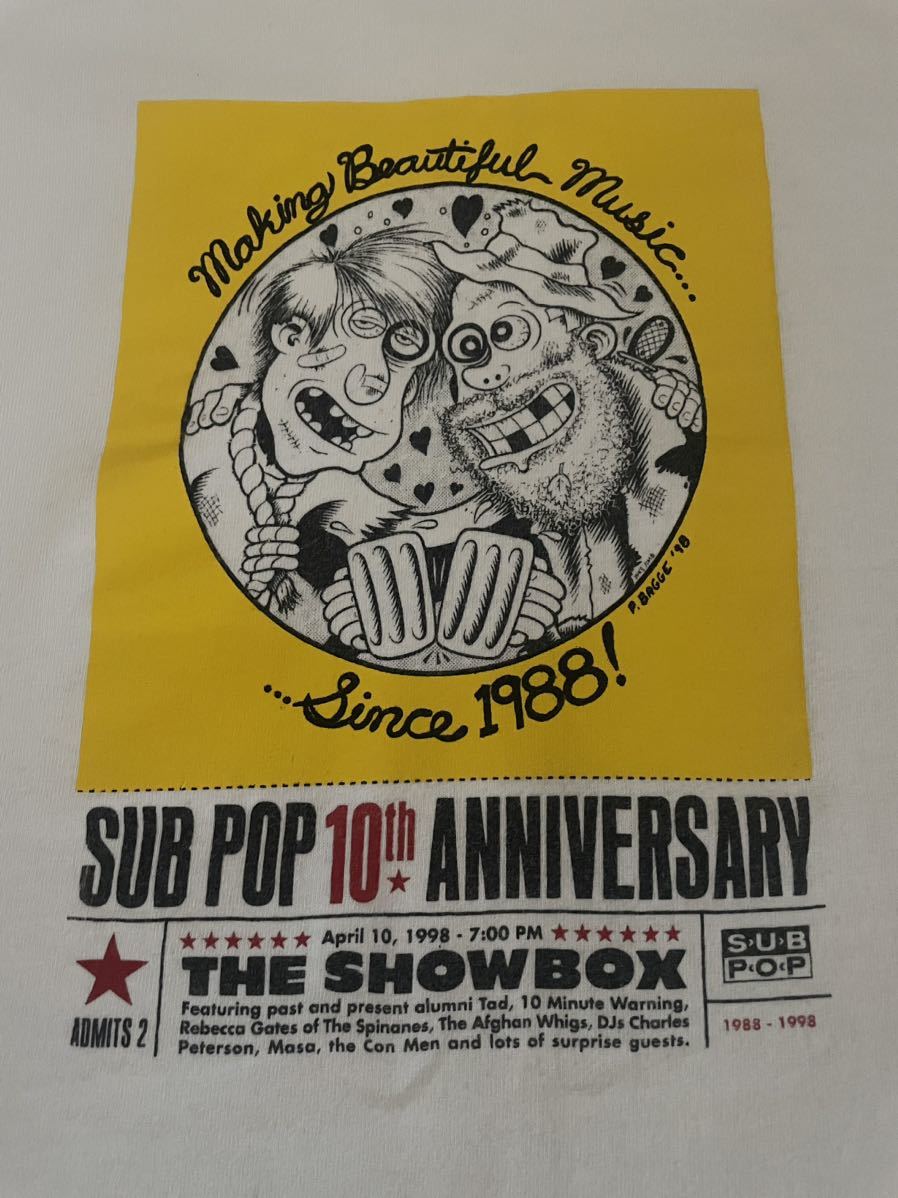 スペシャル SUBPOP 10周年 Tシャツ カートコバーン L7 ビンテージ