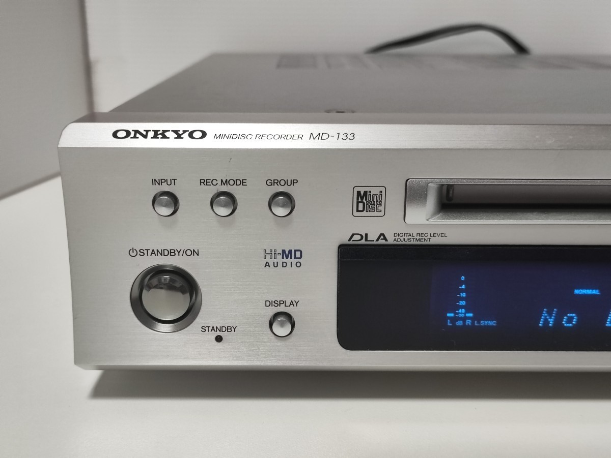 ONKYO MD-133 Hi-MD対応 MDデッキ リモコン付き オンキョー