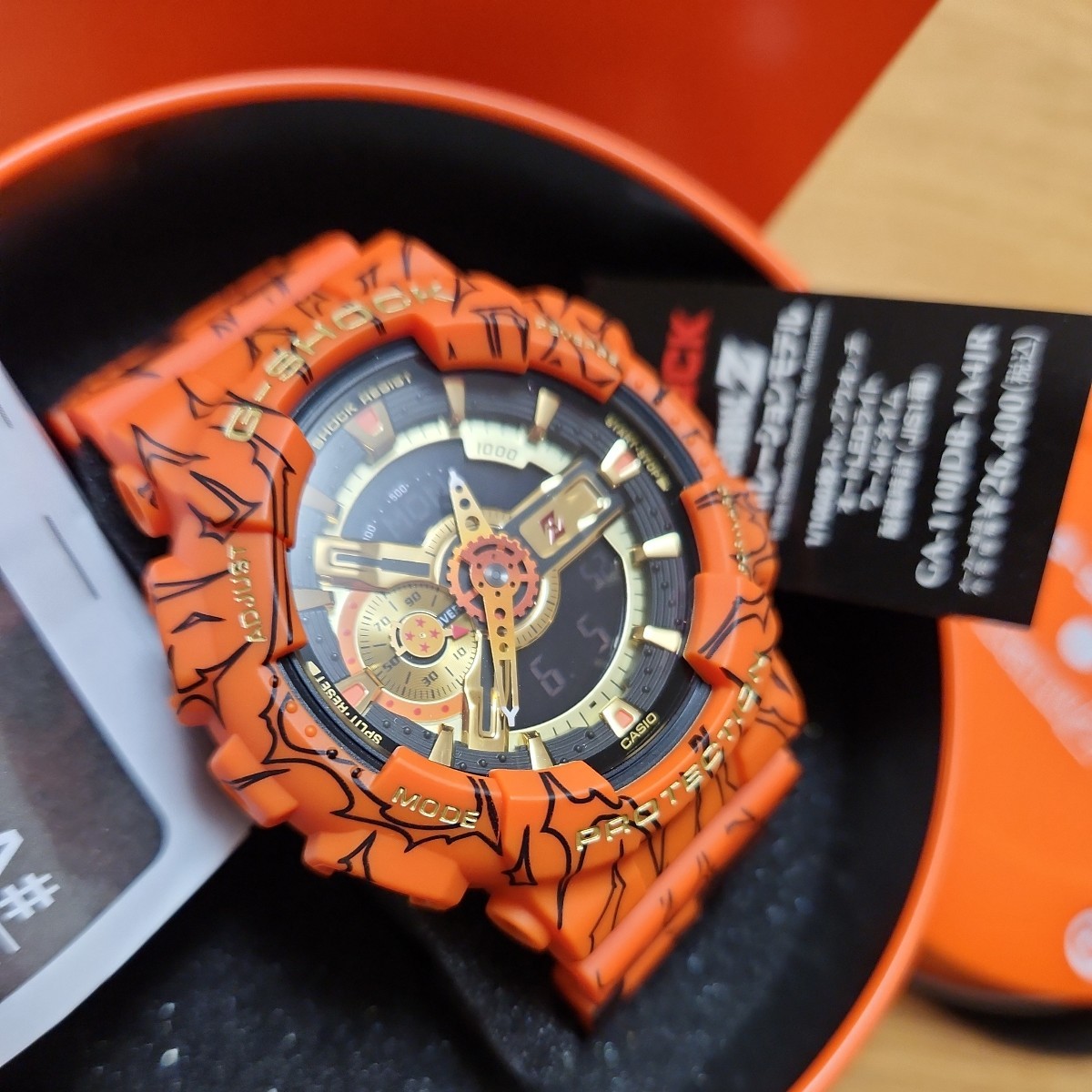 即決 希少!CASIO Gショック ドラゴンボールZ コラボモデル GA-110JDB