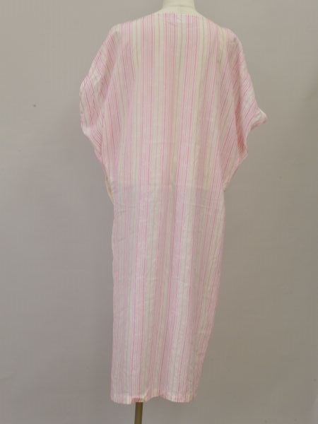 マメクロゴウチ Mame Kurogouchi ドレス/ワンピース MM20SS-DR021 2サイズ ピンク ストライプ レディース j_p F-L7518_画像2