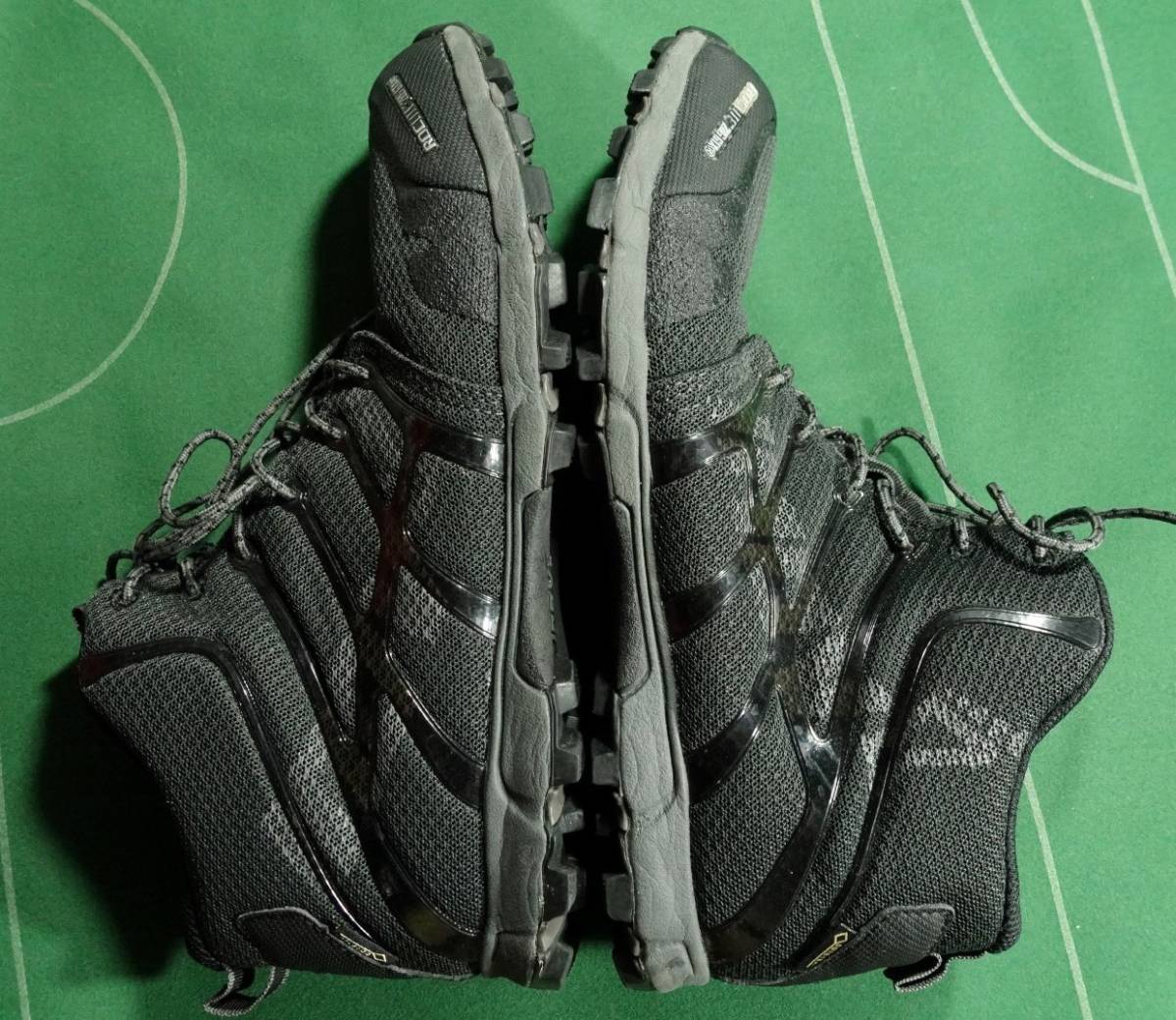 ▲INOV8イノヴェイト 軽量 防水 GORE-TEX ミッドカット トレックシューズ ROCLITE 286 GTX CD UNI V2 ブラック 26.0cm ほぼ未使用!!!▲ 4