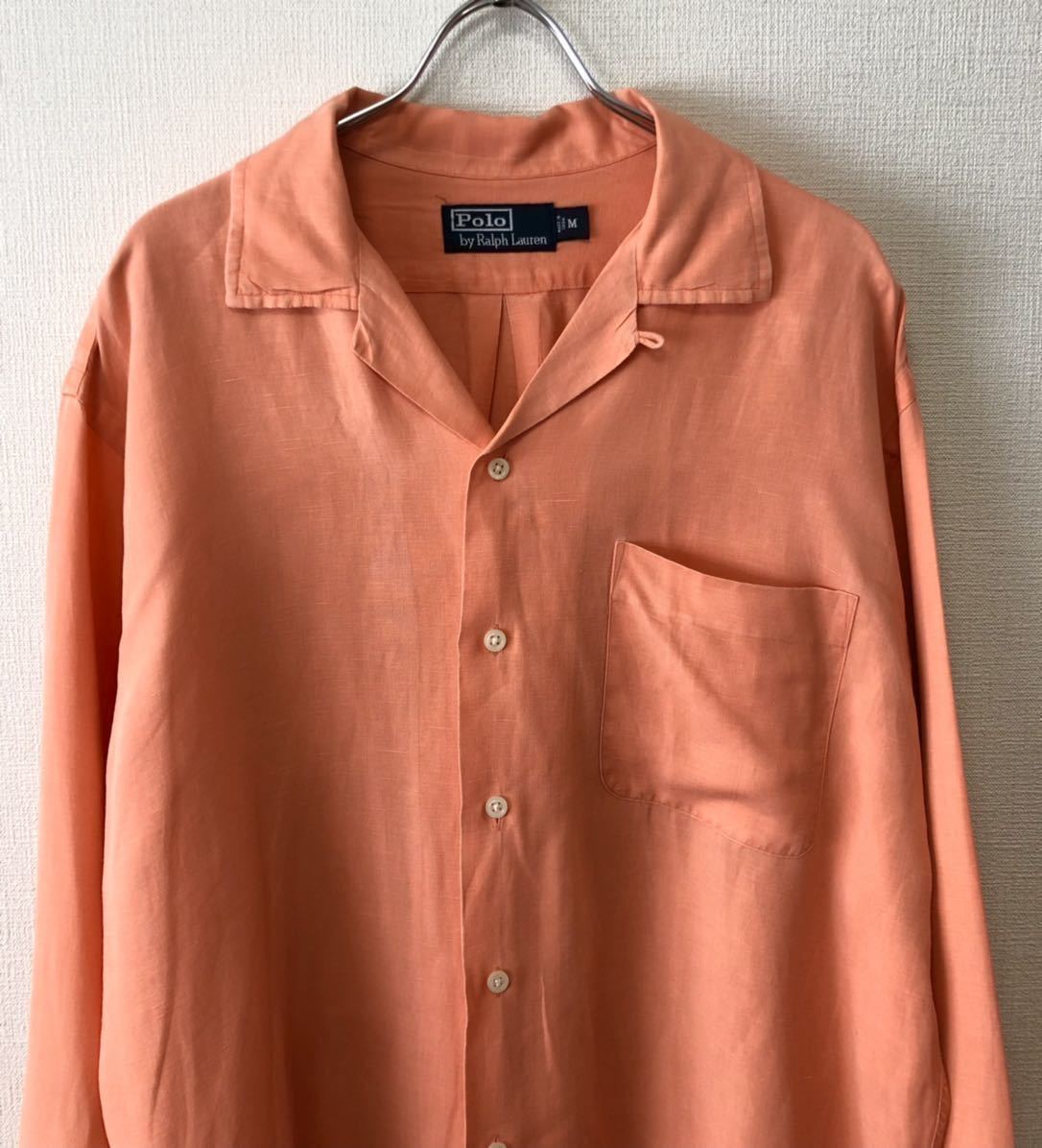 90's Polo by Ralph Lauren M ポロ ラルフローレン ビンテージ 開襟
